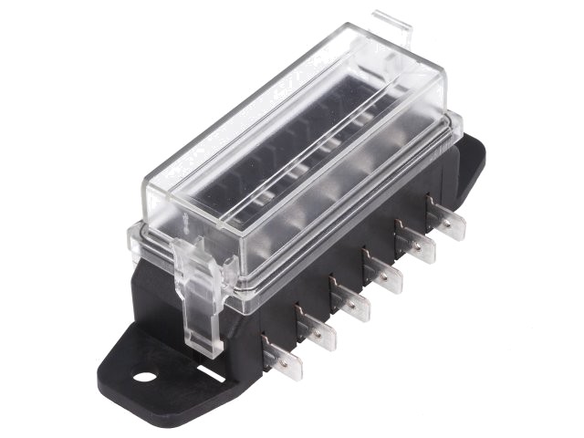 Acces.sig: cutii de siguranţe siguranţă: 19mm 100A Corp: neagră